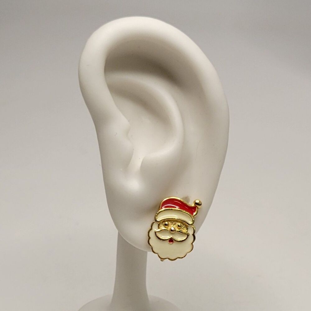 New! Avon Santa Earrings